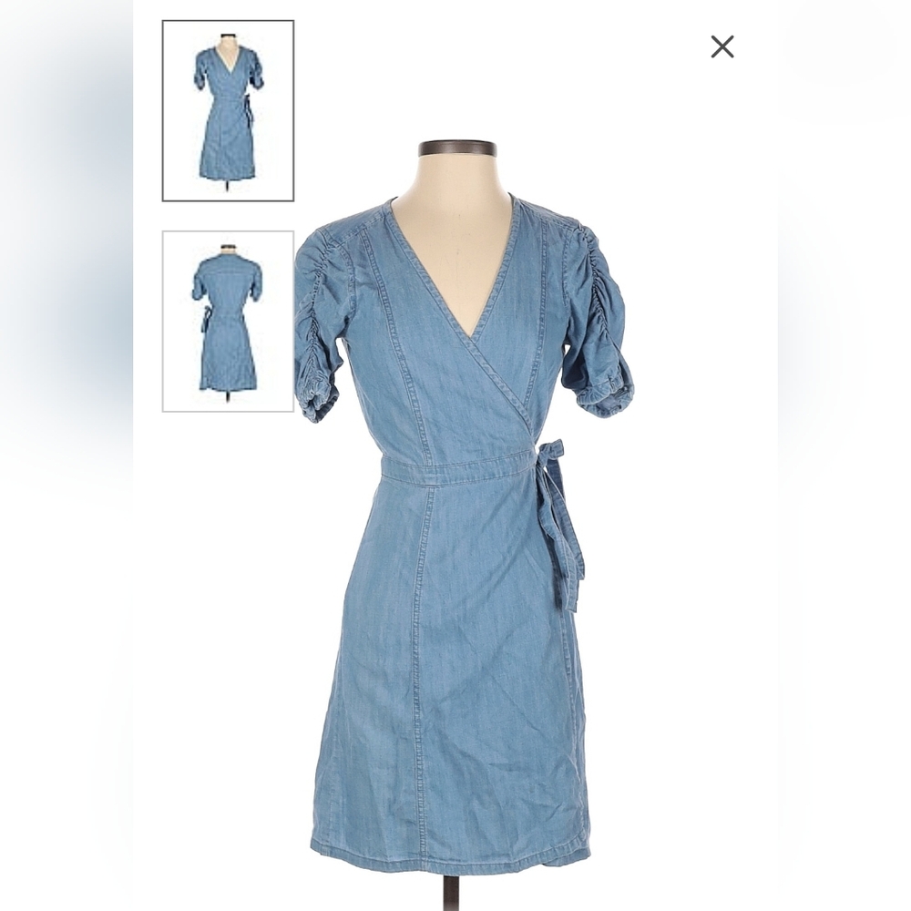 Madewell Denim Wrap Dress